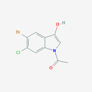 1-Acetyl-5-Bromo-6-Chloro-1h-Indol-3-Ol Acetate SaltͼƬ