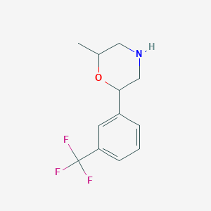 2-Methyl-6-[3-(trifluoromethyl)phenyl]morpholineͼƬ