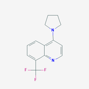 4-(Pyrrolidin-1-yl)-8-(trifluoromethyl)quinolineͼƬ