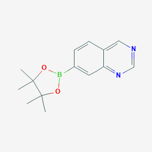 7-(4,4,5,5-Tetramethyl-1,3,2-dioxaborolan-2-yl)quinazolineͼƬ