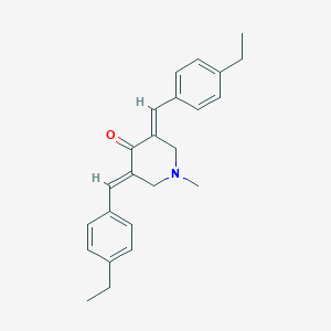 3,5-bis[(4-ethylphenyl)methylene]-1-methyltetrahydro-4(1H)-pyridinoneͼƬ