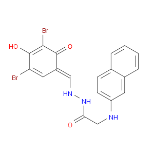 N-2-Naphthalenyl-glycine 2-[(3,5-Dibromo-2,4-dihydroxyphenyl)methylene]hydrazideͼƬ