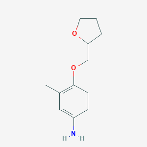 3-Methyl-4-(tetrahydro-2-furanylmethoxy)anilineͼƬ