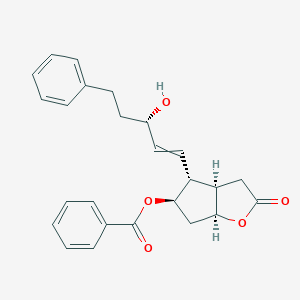 (3AR,4R,5R,6aS)-4-((S,E)-3-Hydroxy-5-phenylpent-1-en-1-yl)-2-oxohexahydro-2H-cyclopenta[b]furan-5-yl benzoateͼƬ