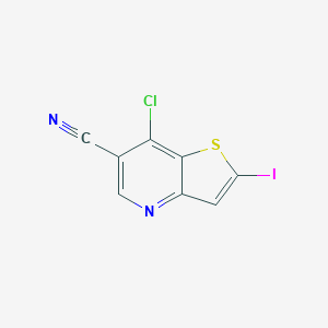 2-碘-7-氯噻吩并[3,2-b]吡啶-6-甲腈图片