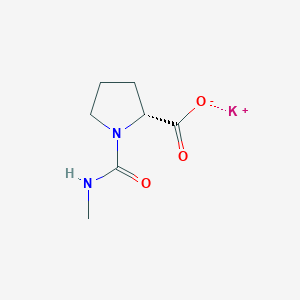 potassium(2R)-1-(methylcarbamoyl)pyrrolidine-2-carboxylateͼƬ