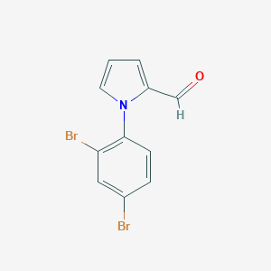 1-(2,4-Dibromophenyl)-1h-pyrrole-2-carbaldehyde图片