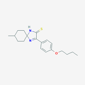 3-(4-butoxyphenyl)-8-methyl-1,4-diazaspiro[4,5]dec-3-ene-2-thioneͼƬ
