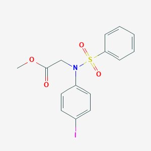 Methyl N-(4-iodophenyl)-N-(phenylsulfonyl)glycinateͼƬ