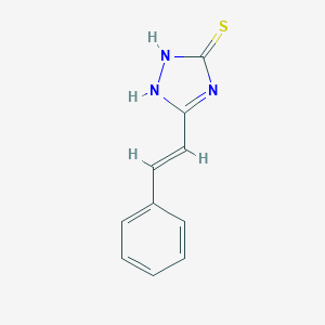 3-(2-phenylethenyl)-4,5-dihydro-1H-1,2,4-triazole-5-thioneͼƬ