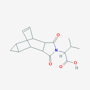 2-(1,3-Dioxooctahydro-4,6-ethenocyclopropa-[f]isoindol-2(1H)-yl)-3-methylbutanoic acidͼƬ