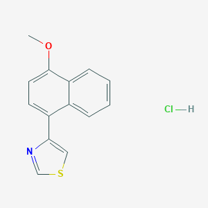 Methyl 4-(1,3-Thiazol-4-yl)-1-naphthyl Ether HydrochlorideͼƬ