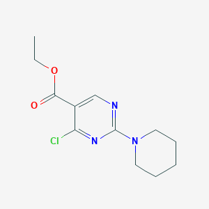 Ethyl 4-chloro-2-piperidinopyrimidine-5-carboxylateͼƬ
