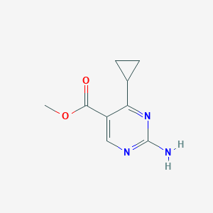 Methyl 2-amino-4-cyclopropylpyrimidine-5-carboxylateͼƬ