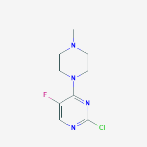 2-chloro-5-fluoro-4-(4-methylpiperazin-1-yl)pyrimidineͼƬ