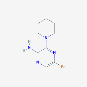 2-Amino-5-bromo-3-piperidin-1-ylpyrazineͼƬ