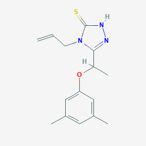 4-allyl-5-[1-(3,5-dimethylphenoxy)ethyl]-4H-1,2,4-triazole-3-thiolͼƬ