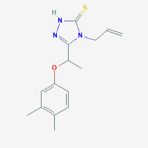 4-allyl-5-[1-(3,4-dimethylphenoxy)ethyl]-4H-1,2,4-triazole-3-thiolͼƬ
