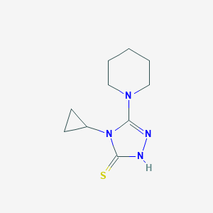 4-cyclopropyl-5-(piperidin-1-yl)-4H-1,2,4-triazole-3-thiolͼƬ