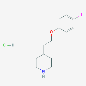 4-[2-(4-Iodophenoxy)ethyl]piperidine hydrochlorideͼƬ