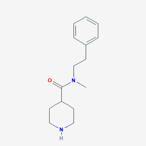 N-Methyl-N-(2-phenylethyl)piperidine-4-carboxamideͼƬ