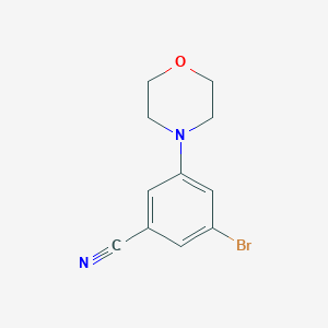 N-(3-Bromo-5-cyano-phenyl)-morpholineͼƬ