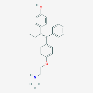 N-Desmethyl-4'-hydroxy Tamoxifen-d3(E/Z Mixture)ͼƬ