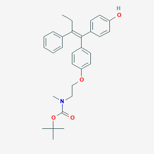 N-Boc-N-desmethyl-4-hydroxy Tamoxifen(E/Z Mixture)ͼƬ