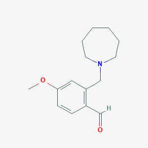 2-(azepan-1-ylmethyl)-4-methoxybenzaldehydeͼƬ