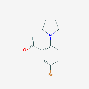 5-Bromo-2-(pyrrolidin-1-yl)benzaldehydeͼƬ