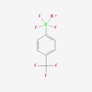 Potassium Trifluoro(4-(trifluoromethyl)phenyl)borateͼƬ