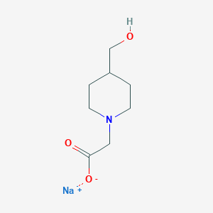 Sodium 2-[4-(Hydroxymethyl)piperidin-1-yl]acetateͼƬ