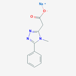 Sodium 2-(4-Methyl-5-phenyl-4H-1,2,4-triazol-3-yl)acetateͼƬ