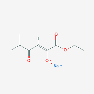 sodium 1-ethoxy-5-methyl-1,4-dioxohex-2-en-2-olateͼƬ