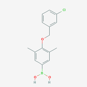 4-(3'-Chlorobenzyloxy)-3,5-dimethylphenylboronic acidͼƬ