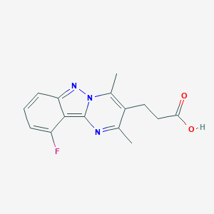 3-{10-fluoro-2,4-dimethylpyrimido[1,2-b]indazol-3-yl}propanoic acidͼƬ