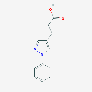 3-(1-Phenyl-1H-pyrazol-4-yl)propanoic AcidͼƬ