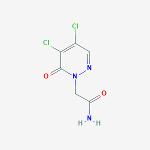 2-(4,5-dichloro-6-oxo-1,6-dihydropyridazin-1-yl)acetamideͼƬ