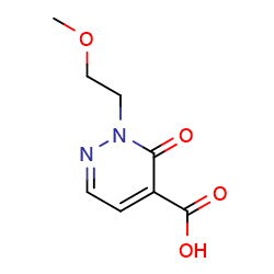 2-(2-methoxyethyl)-3-oxo-2,3-dihydropyridazine-4-carboxylicacidͼƬ