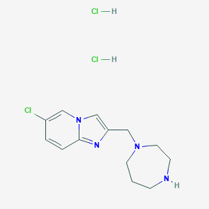 1-({6-Chloroimidazo[1,2-a]pyridin-2-yl}methyl)-1,4-diazepane DihydrochlorideͼƬ