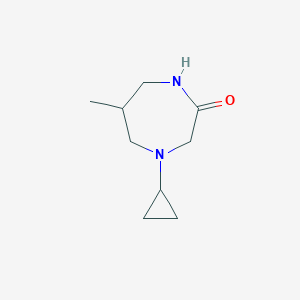 4-cyclopropyl-6-methyl-1,4-diazepan-2-oneͼƬ