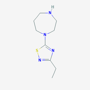 1-(3-ethyl-1,2,4-thiadiazol-5-yl)-1,4-diazepaneͼƬ