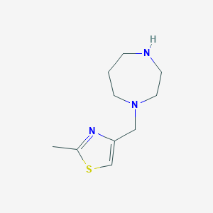 1-[(2-Methyl-1,3-thiazol-4-yl)methyl]-1,4-diazepaneͼƬ