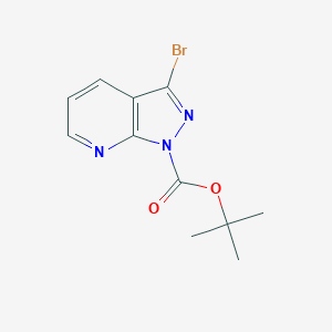 tert-butyl3-bromo-1H-pyrazolo[3,4-b]pyridine-1-carboxylateͼƬ