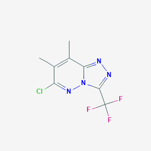 6-chloro-7,8-dimethyl-3-(trifluoromethyl)-[1,2,4]triazolo[4,3-b]pyridazineͼƬ