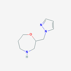 2-(1H-pyrazol-1-ylmethyl)-1,4-oxazepaneͼƬ