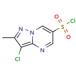 3-chloro-2-methylpyrazolo[1,5-a]pyrimidine-6-sulfonylchlorideͼƬ