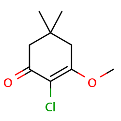 2-chloro-3-methoxy-5,5-dimethylcyclohex-2-en-1-one图片