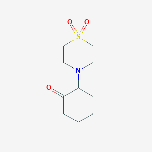 4-(2-Oxocyclohexyl)-1lambda6-thiomorpholine-1,1-dioneͼƬ