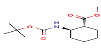 methyl(1R,2R)-rel-2-{[(tert-butoxy)carbonyl]amino}cyclohexane-1-carboxylate图片